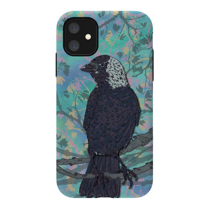 iPhone 11 StrongFit Forever Jackdaw by Lotti Brown