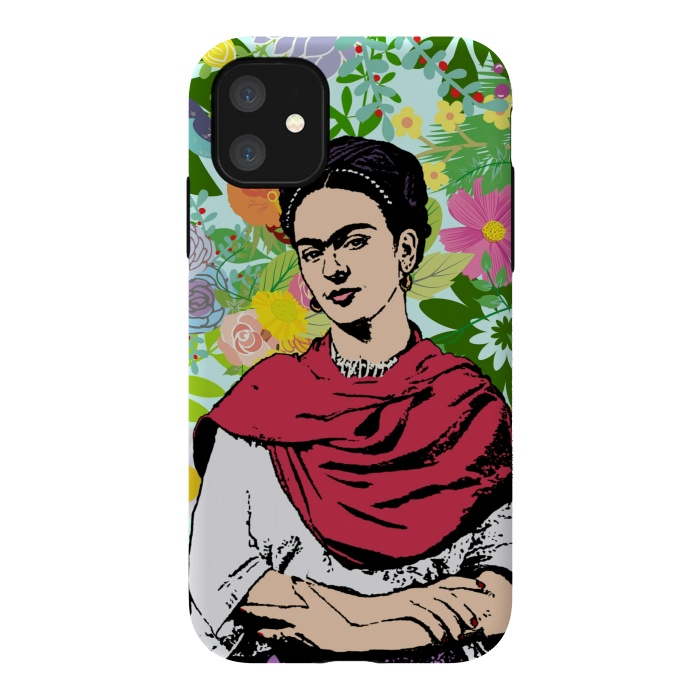 iPhone 11 StrongFit Frida kahlo by Jms