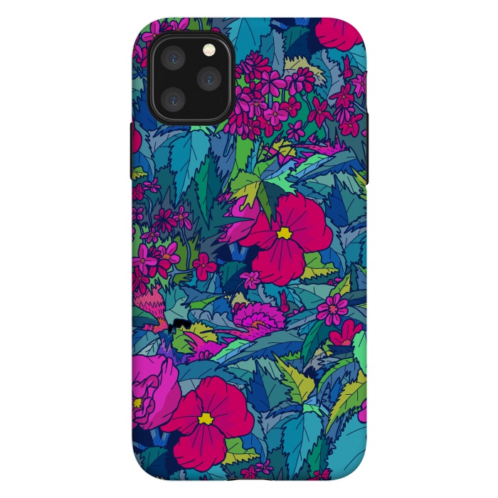 iPhone 11 Pro Max StrongFit Summer flowers by Steve Wade (Swade)