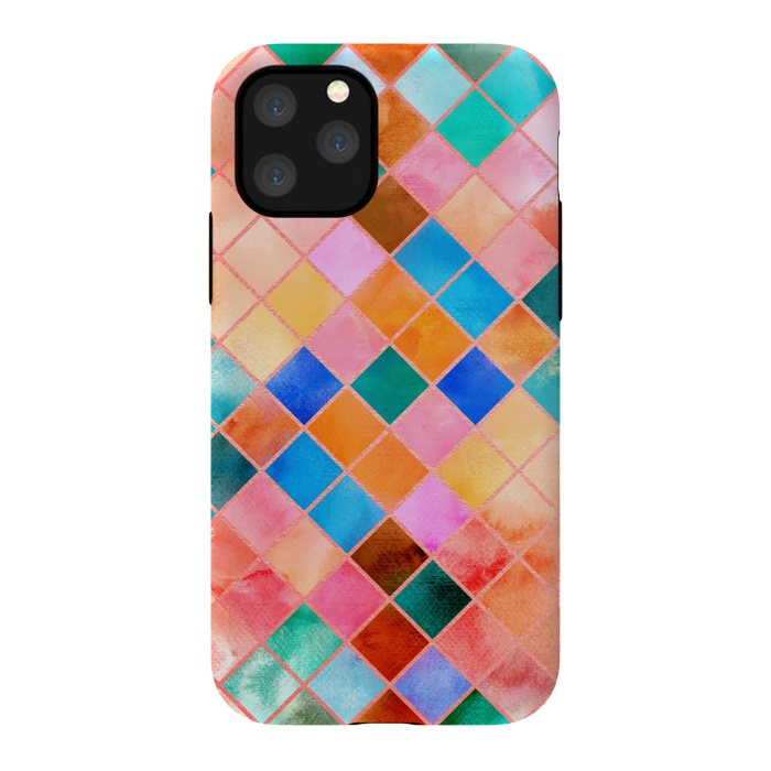 iPhone 11 Pro StrongFit Stylish Watercolor Pattern by Art Design Works
