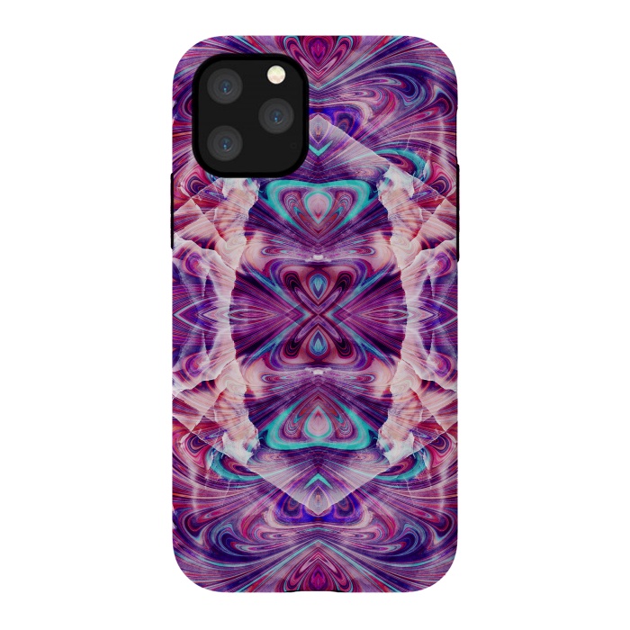 iPhone 11 Pro StrongFit Psychedelic precious gemstone marble by Oana 