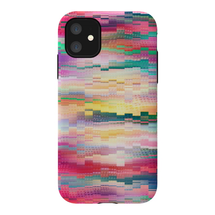 iPhone 11 StrongFit Abstract Vivid Pattern by Art Design Works
