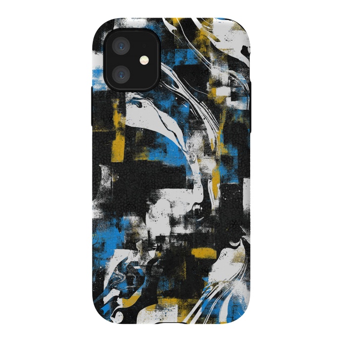 iPhone 11 StrongFit Abstract Flow I by Art Design Works