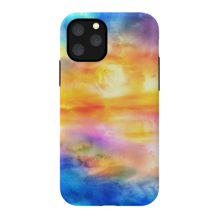 iPhone 11 Pro StrongFit Abstract Sunset Artwork II by Art Design Works
