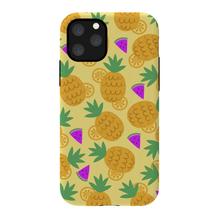 iPhone 11 Pro StrongFit Rain Of Watermelons And Pineapples by ArtsCase