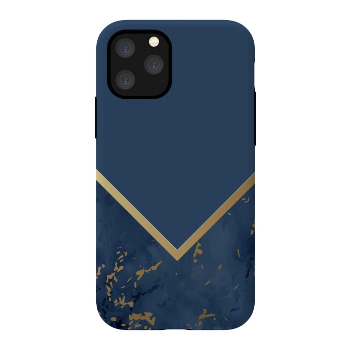 iPhone 11 Pro StrongFit Blue Monochromatic On Marble by ArtsCase