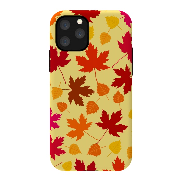 iPhone 11 Pro StrongFit Autumn Comes Covering The Leaves by ArtsCase