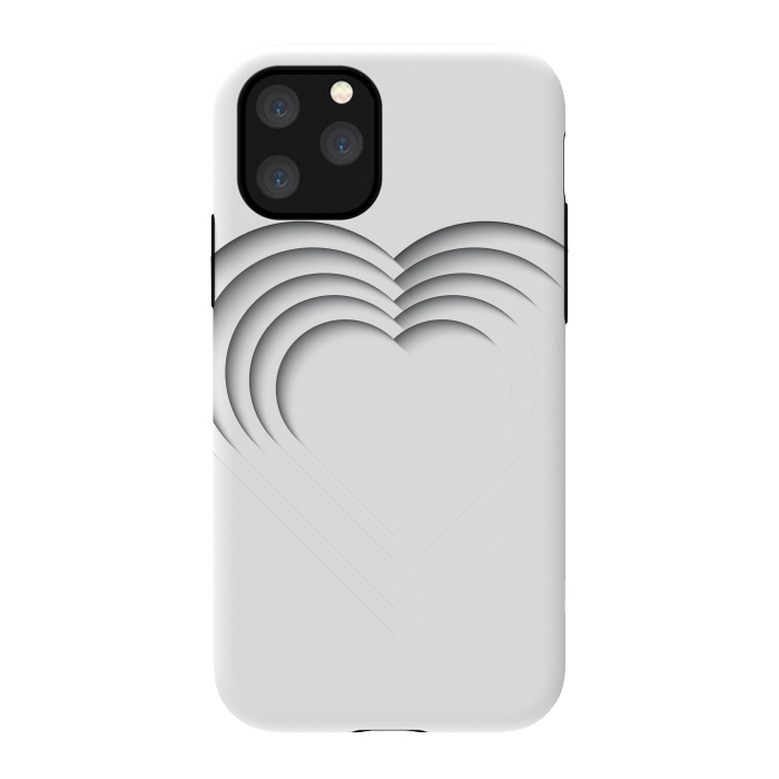 iPhone 11 Pro StrongFit Paper Cutout Heart 013 by Jelena Obradovic