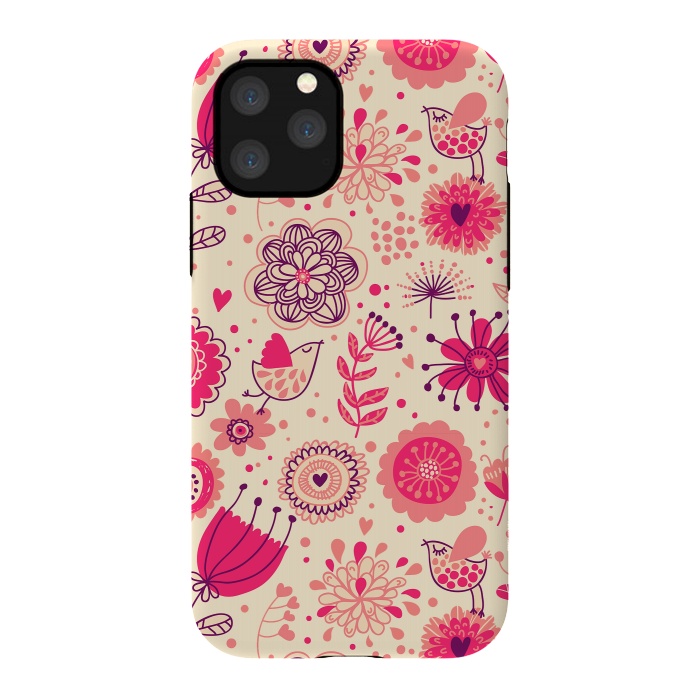 iPhone 11 Pro StrongFit Romantic Flowers In Spring by ArtsCase