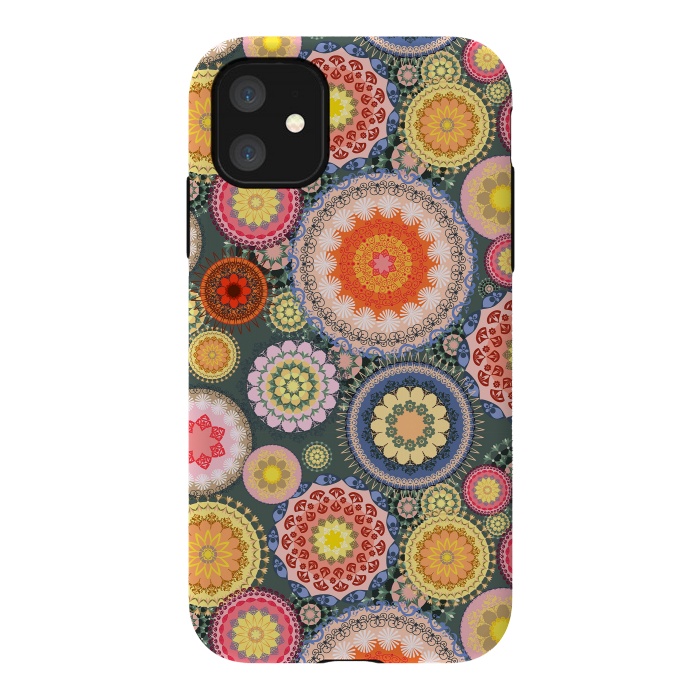 iPhone 11 StrongFit mandalas in ellipses by ArtsCase