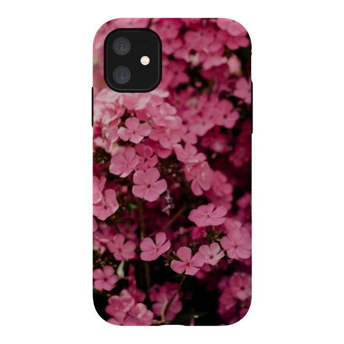 iPhone 11 StrongFit PINK FLOWER PHOTO by MALLIKA