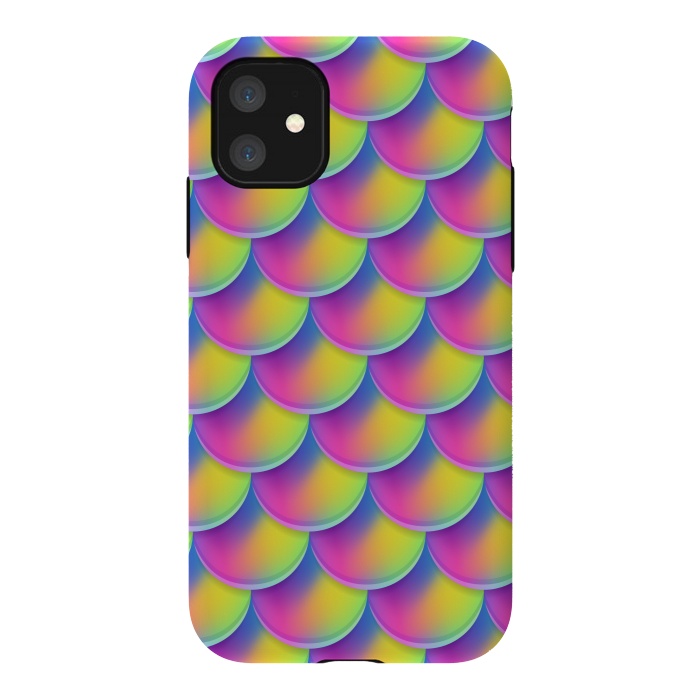 iPhone 11 StrongFit MERMAID SCALES 2  by MALLIKA
