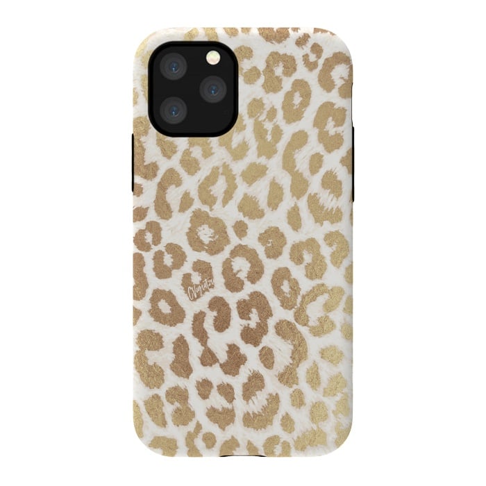 iPhone 11 Pro StrongFit ReaL LeOpard - Greek Ancient Gold by ''CVogiatzi.