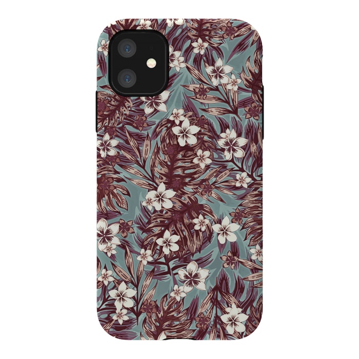 iPhone 11 StrongFit Tropical design by Jms