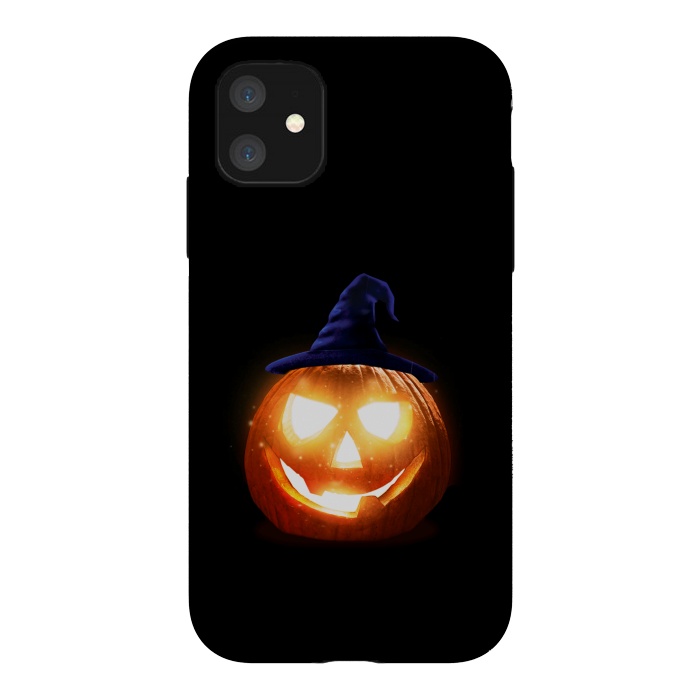 iPhone 11 StrongFit halloween pumpkin by haroulita