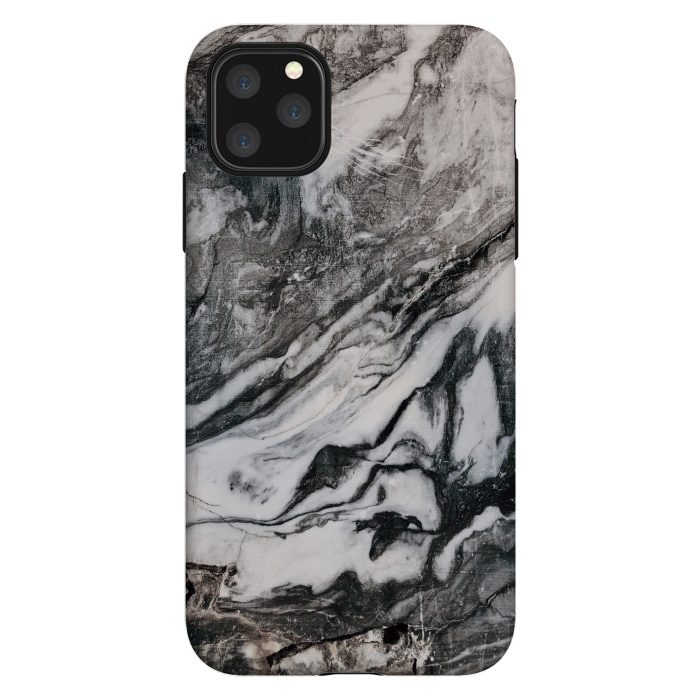 iPhone 11 Pro Max StrongFit White and black Marble by Winston