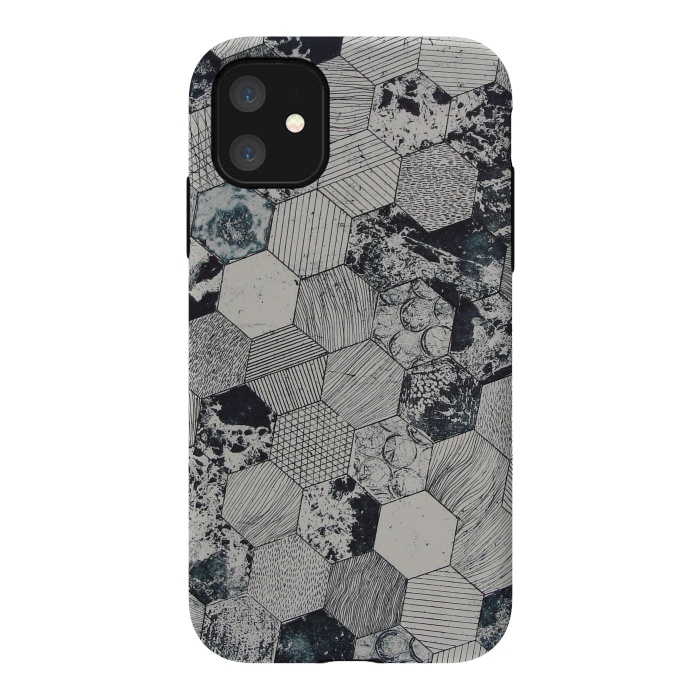 iPhone 11 StrongFit Hexagonal by Winston