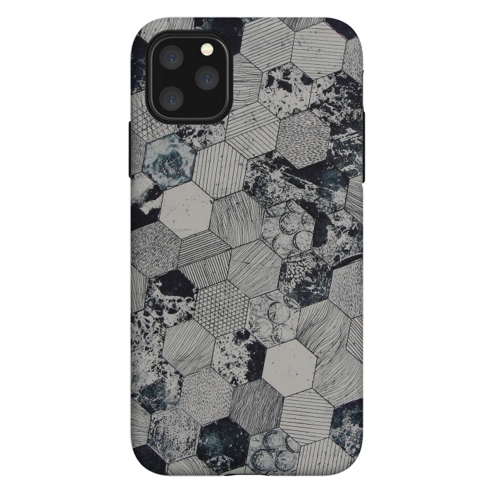 iPhone 11 Pro Max StrongFit Hexagonal by Winston