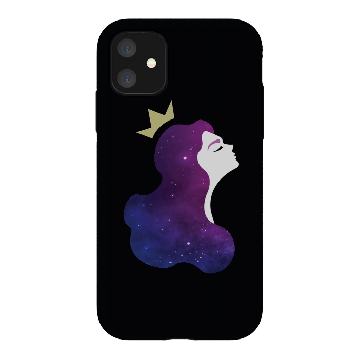 iPhone 11 StrongFit Galaxy princess by Laura Nagel