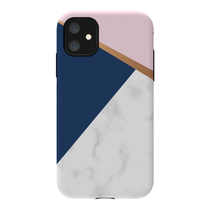 iPhone 11 StrongFit Marble geometric design I by ArtsCase