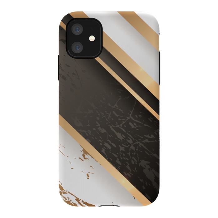 iPhone 11 StrongFit Marble Geometric Design VIII by ArtsCase