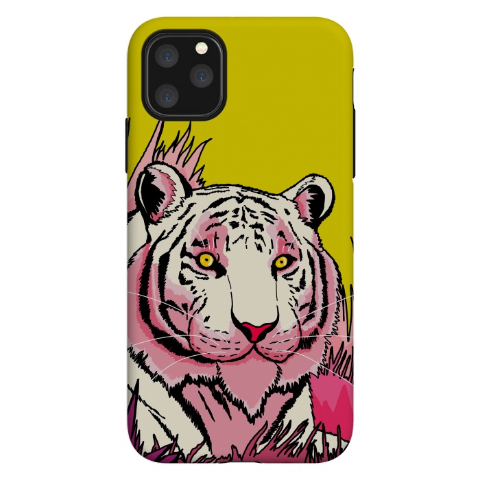 iPhone 11 Pro Max StrongFit The pink tone tiger by Steve Wade (Swade)
