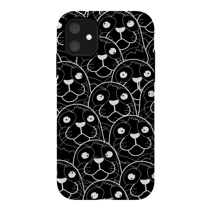 iPhone 11 StrongFit Crazy seals by Steve Wade (Swade)