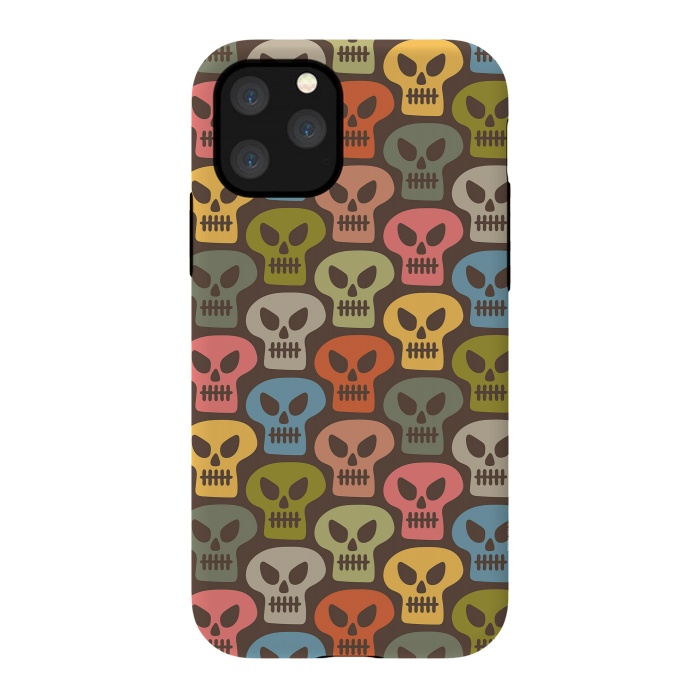 iPhone 11 Pro StrongFit Skulls by Majoih