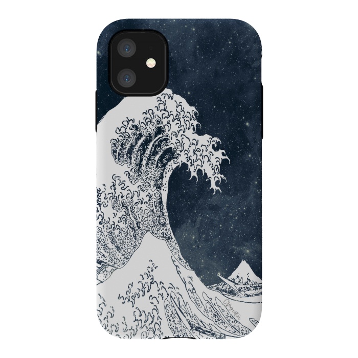 iPhone 11 StrongFit The Great Wave of a Star System by ''CVogiatzi.