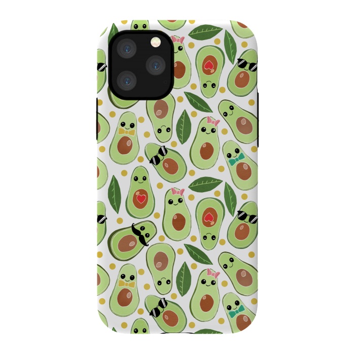 iPhone 11 Pro StrongFit Stylish Avocados by Tangerine-Tane