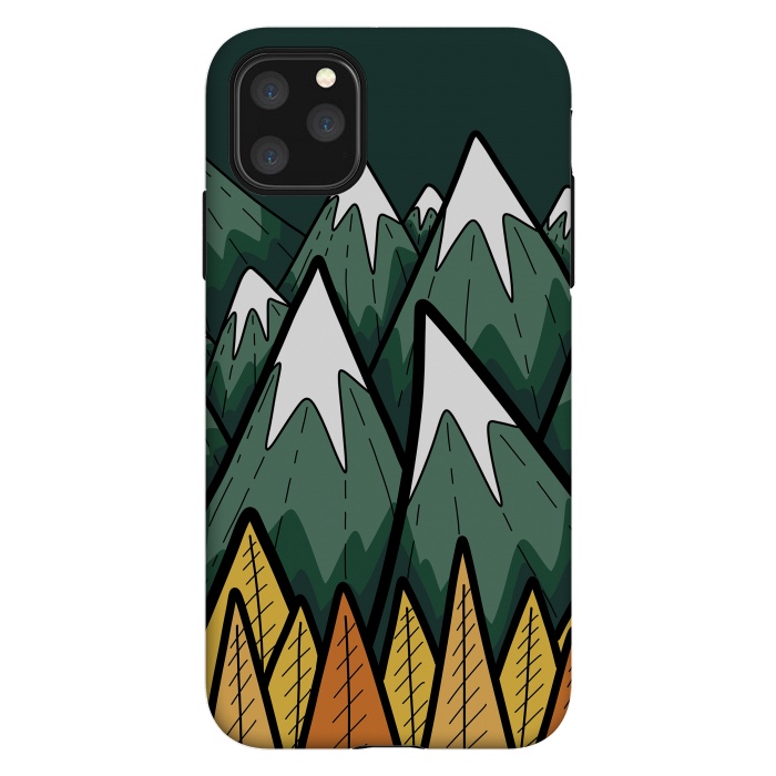 iPhone 11 Pro Max StrongFit The green autumn peaks by Steve Wade (Swade)