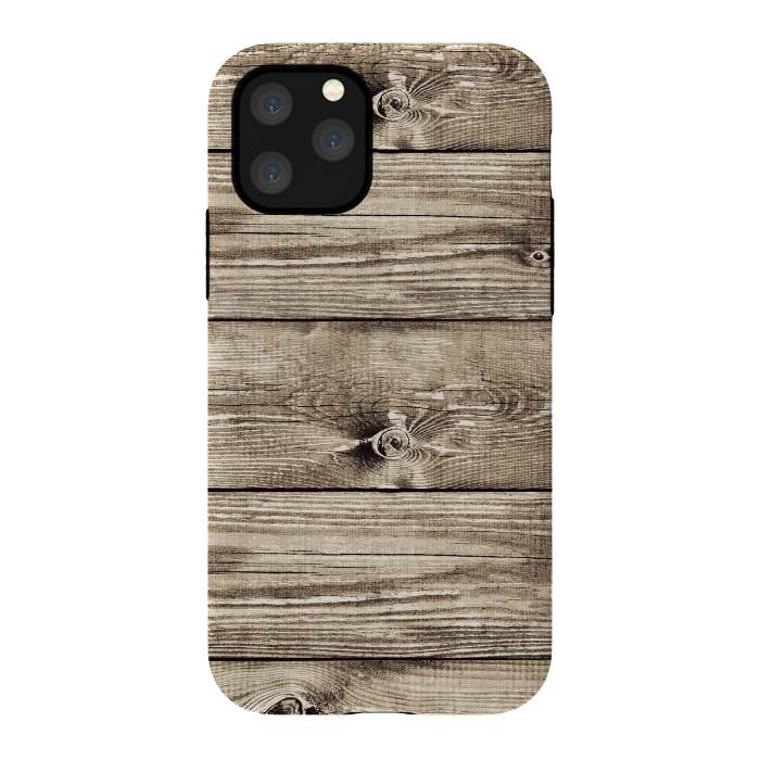 iPhone 11 Pro StrongFit wood iii by haroulita