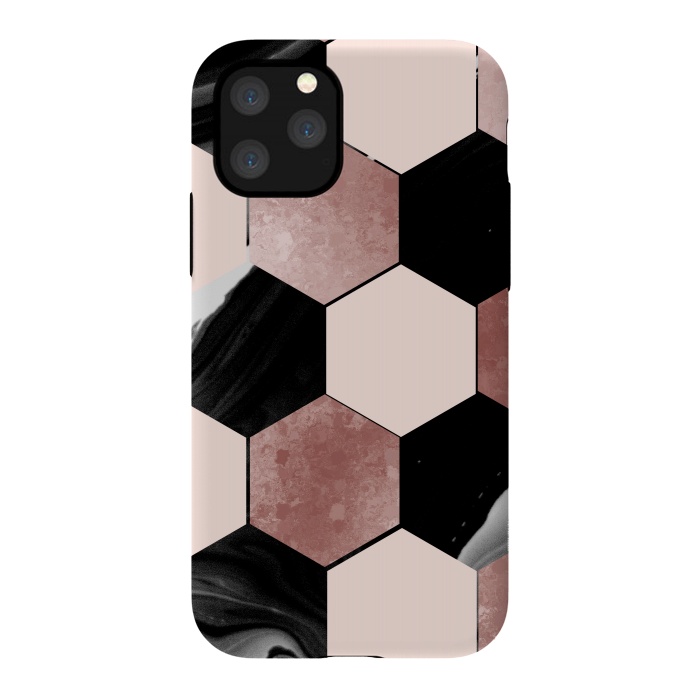 iPhone 11 Pro StrongFit geometrical marble by haroulita