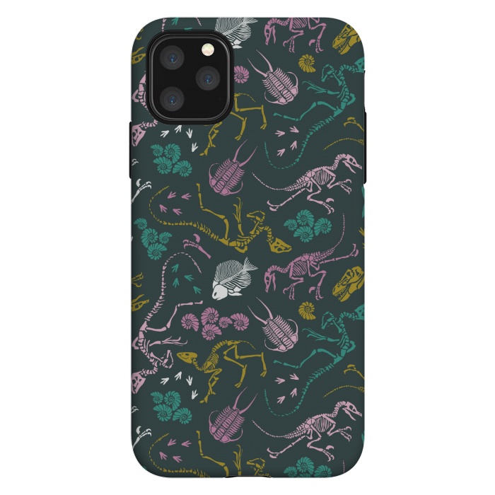 iPhone 11 Pro Max StrongFit Dinosaurs by Tishya Oedit