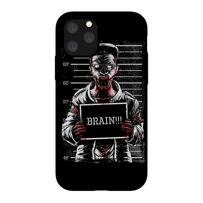 iPhone 11 Pro StrongFit Zombie Mugshot by Afif Quilimo