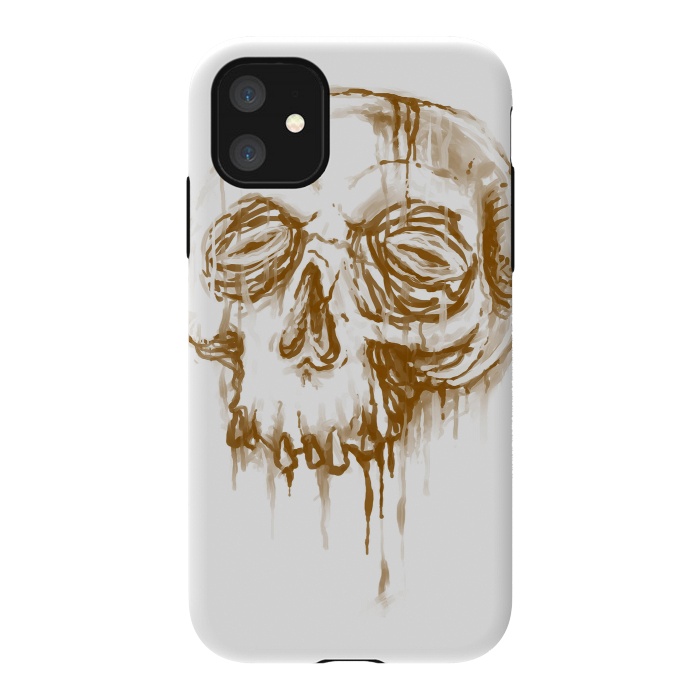 iPhone 11 StrongFit Skull Coffee 1 by Afif Quilimo
