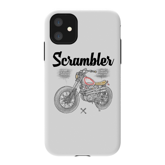 iPhone 11 StrongFit Scrambler by Afif Quilimo