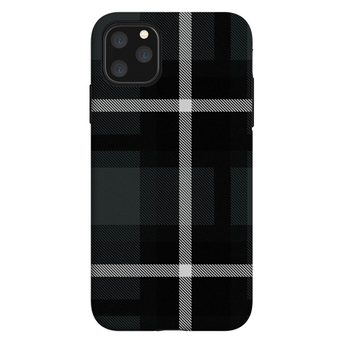 iPhone 11 Pro Max StrongFit Shadow Scottish Plaid by TMSarts