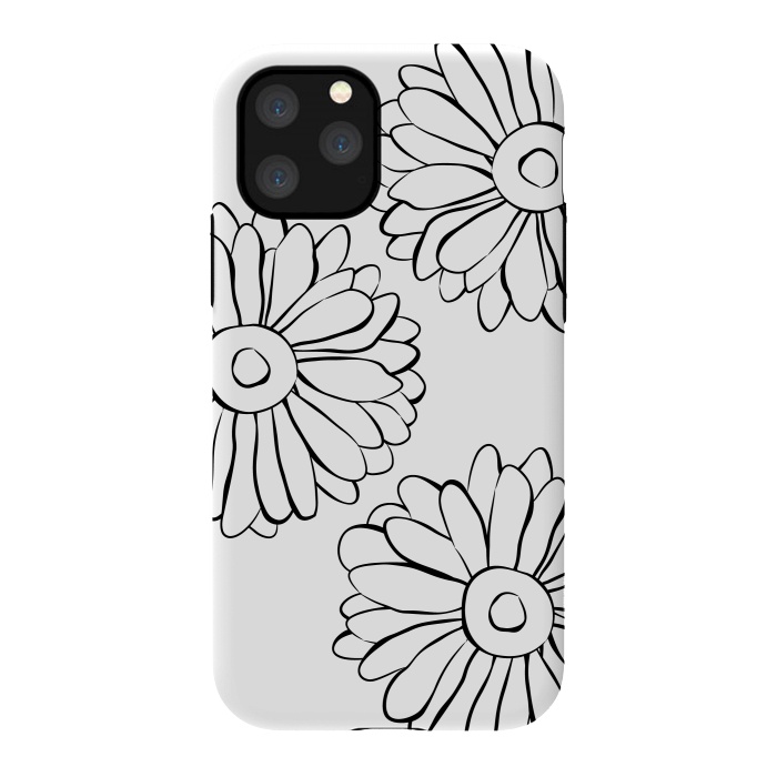 iPhone 11 Pro StrongFit Boho Flowers by Martina