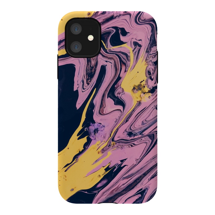 iPhone 11 StrongFit Pink, Black and Yellow  by Winston