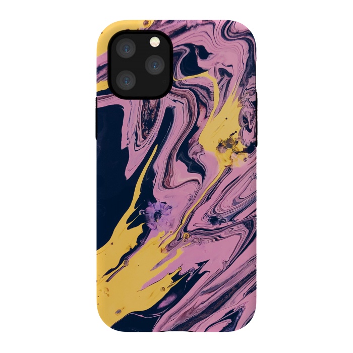 iPhone 11 Pro StrongFit Pink, Black and Yellow  by Winston