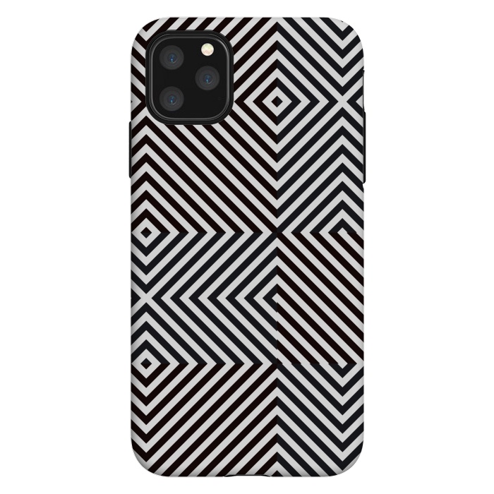 iPhone 11 Pro Max StrongFit Crossing Diagonal Stripes by TMSarts