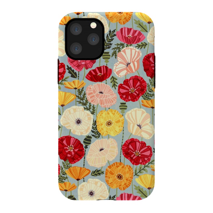 iPhone 11 Pro StrongFit Iceland Poppies  by Tigatiga