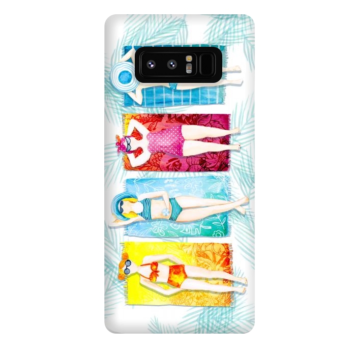 Galaxy Note 8 StrongFit Sun Tan and Sand by gingerlique