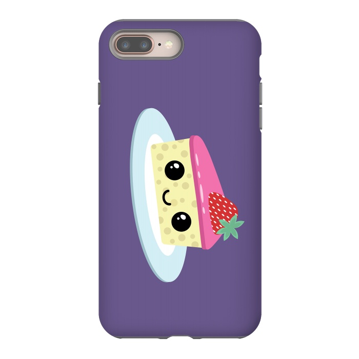 iPhone 7 plus StrongFit Cute cheesecake by Laura Nagel