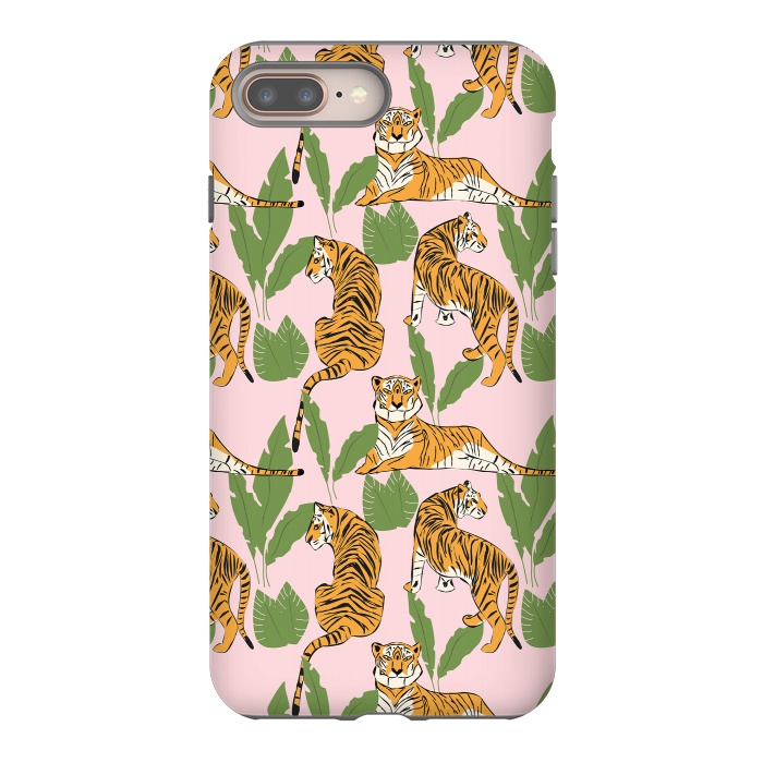 iPhone 7 plus StrongFit Tiger Pattern, 008 by Jelena Obradovic
