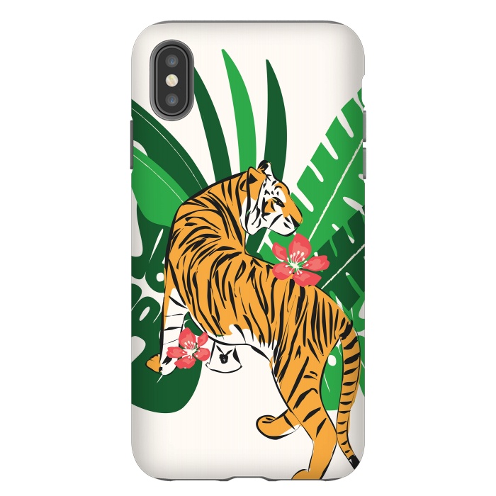 iPhone Xs Max StrongFit Tiger 010 by Jelena Obradovic