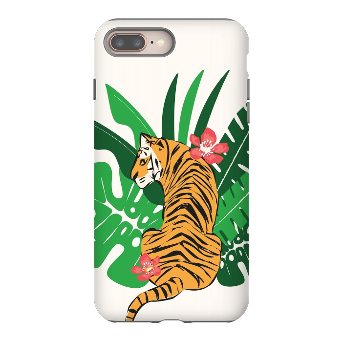 iPhone 7 plus StrongFit Tiger 011 by Jelena Obradovic