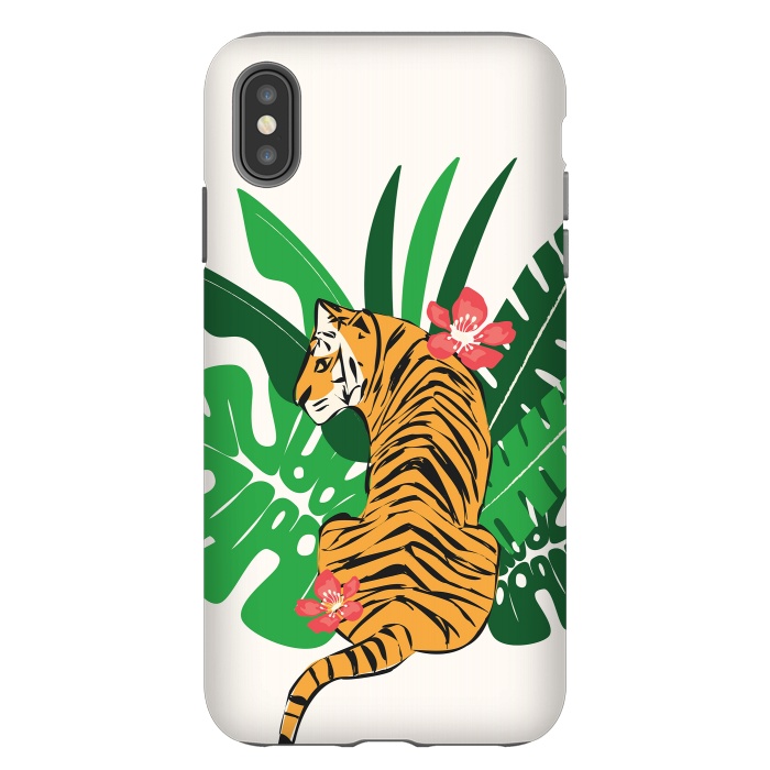 iPhone Xs Max StrongFit Tiger 011 by Jelena Obradovic