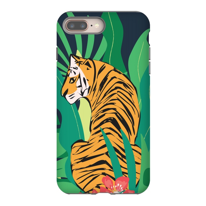 iPhone 7 plus StrongFit Tiger 012 by Jelena Obradovic